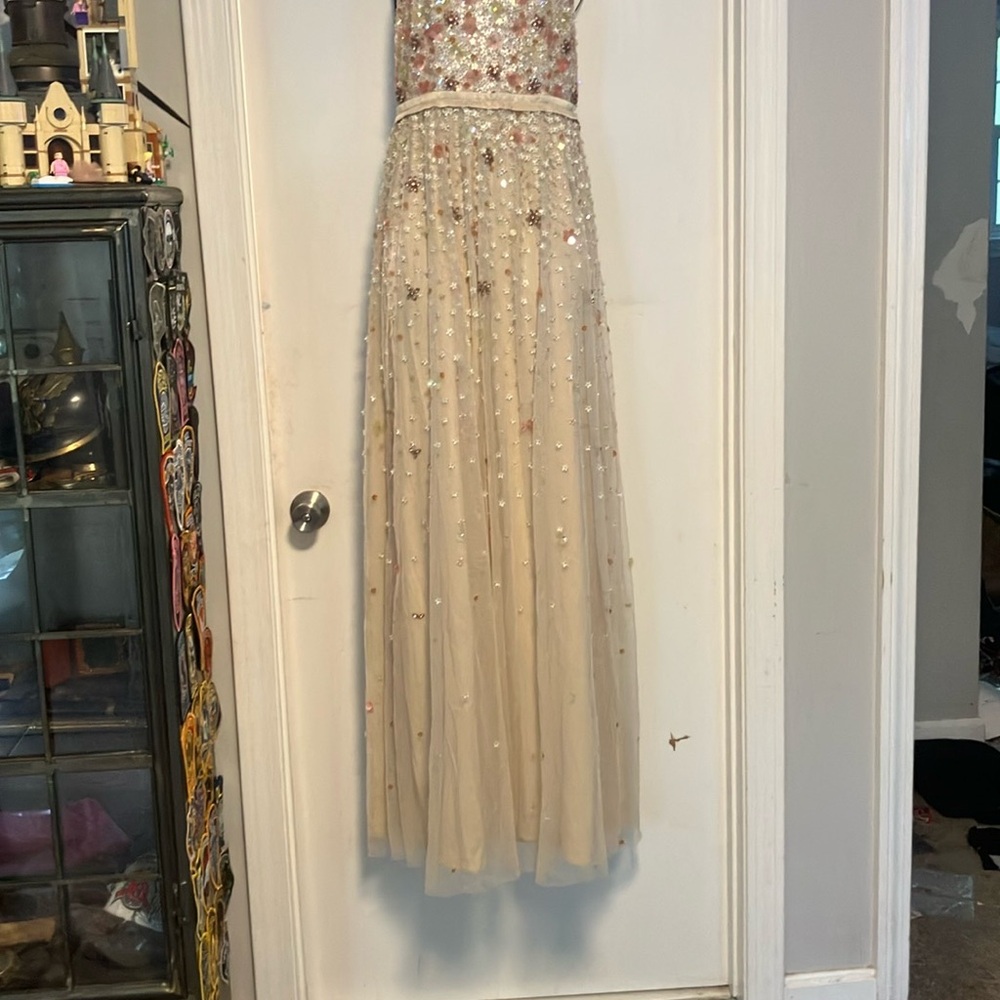 NWOT BHLDN Anthropologie maxi flora embroidered maxi dress Size 6